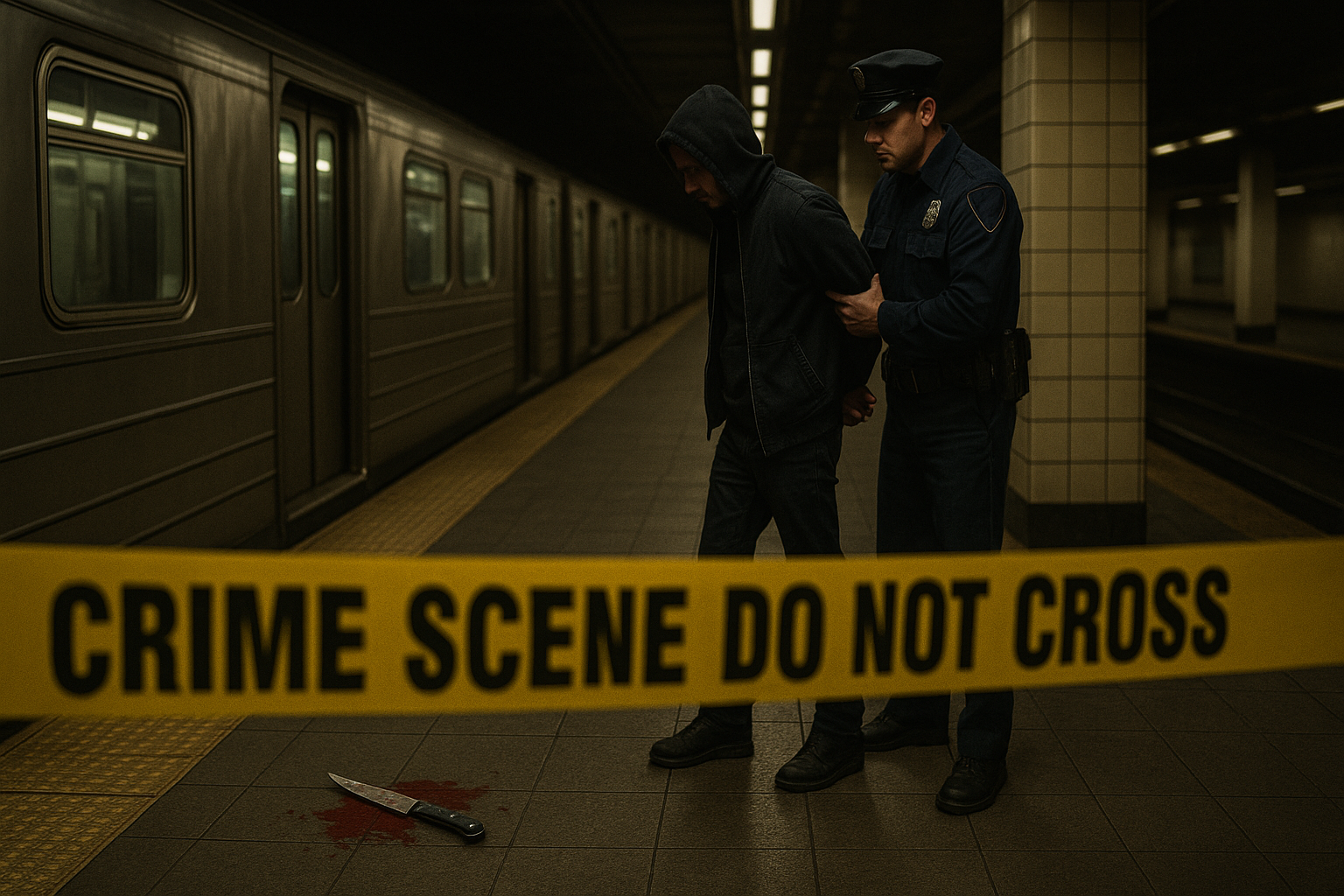 Kolejny atak nożem w metrze Charlotte. Zatrzymano podejrzanego