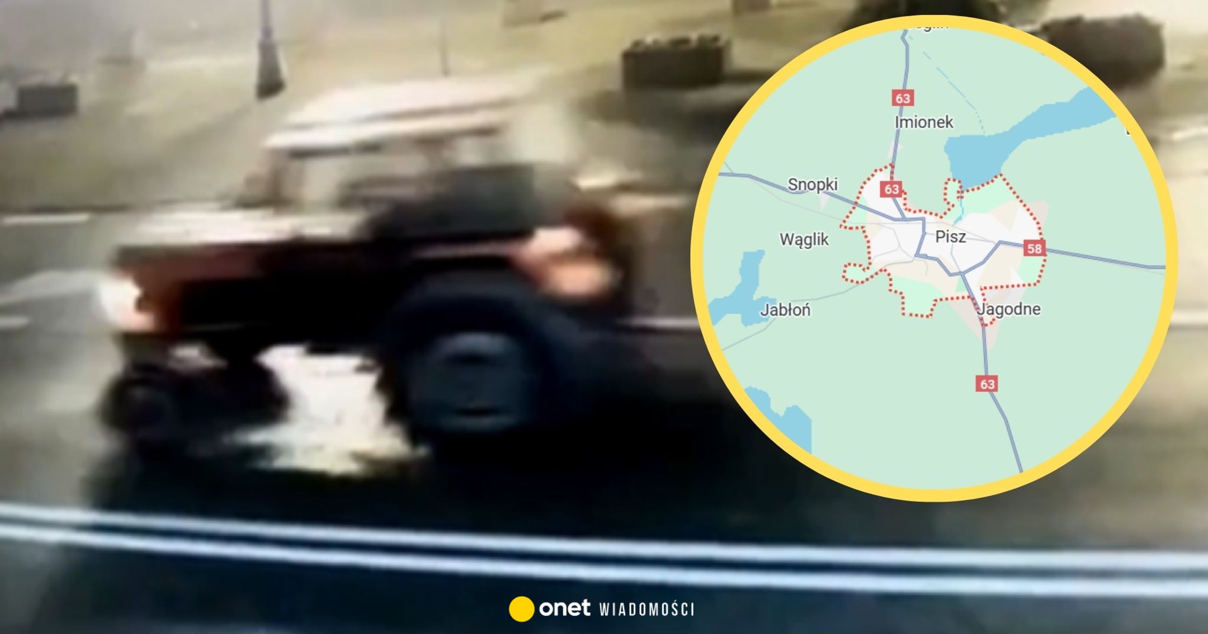 Policja zatrzymała kierowcę ciągnika. Nie wiedział, gdzie jest