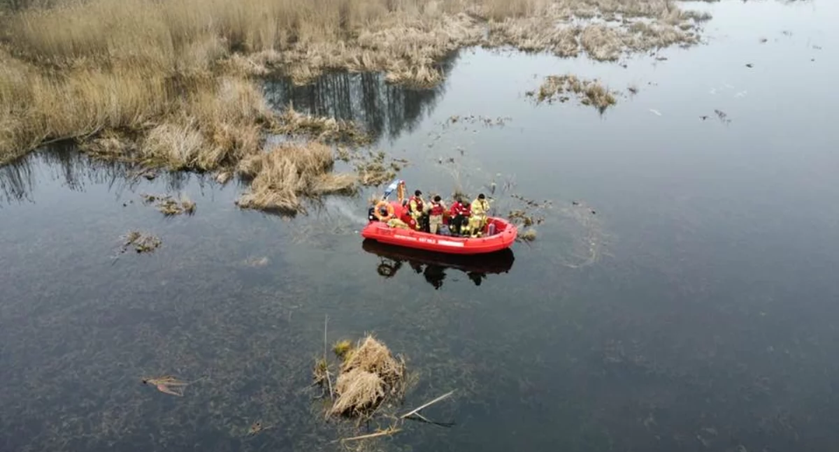 Trwają poszukiwania zaginionego wędkarza na jeziorze Skomętno