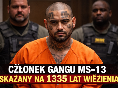 Gang MS-13: członek skazany na 1335 lat więzienia za morderstwa