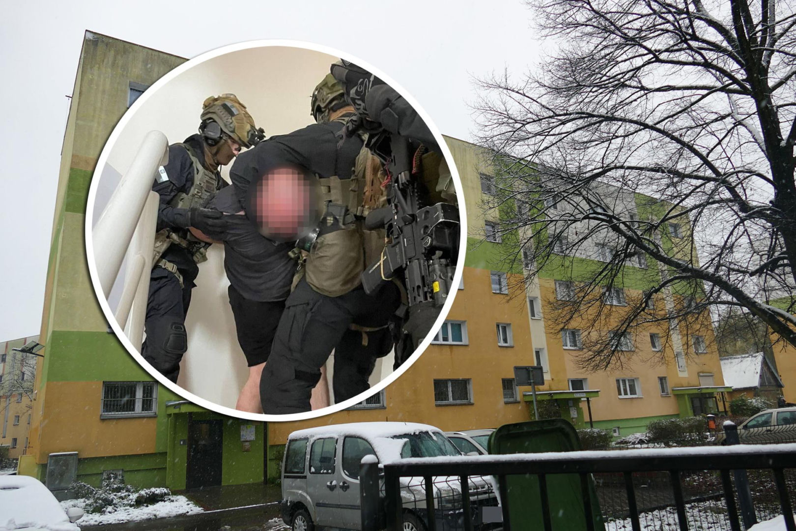 Roland ugościł ich czym chata bogata. Znajomy zaszlachtował go machetą