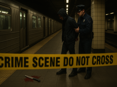 Kolejny atak nożem w metrze Charlotte. Zatrzymano podejrzanego