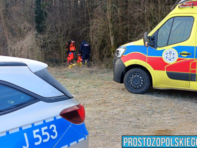 Kędzierzyn-Koźle: 33-latek w kryzysie odnaleziony w lesie