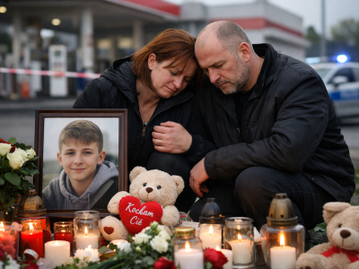 Rodzice uczcili pamięć 14-letniego syna zabitego przy stacji benzynowej